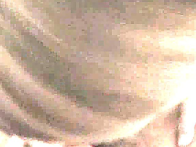 Pretty blonde teen strips, posses and sucks cock