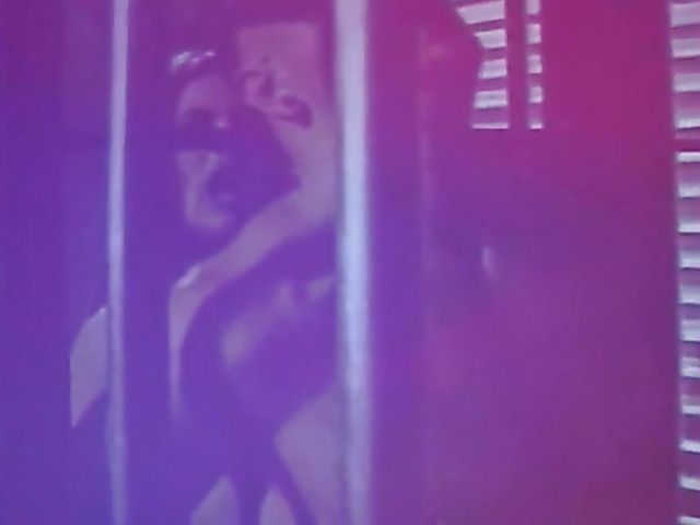 Femdom pegging in the dark with blonde dominatrix