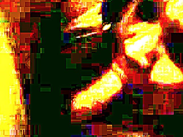 Blonde babe with massive tits sucks cock