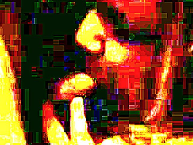 Blonde babe with massive tits sucks cock