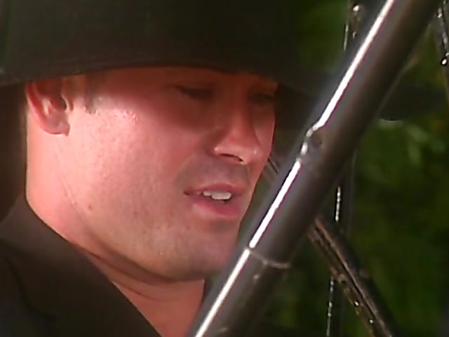 Vintage maid has sex with a coachman in the forest