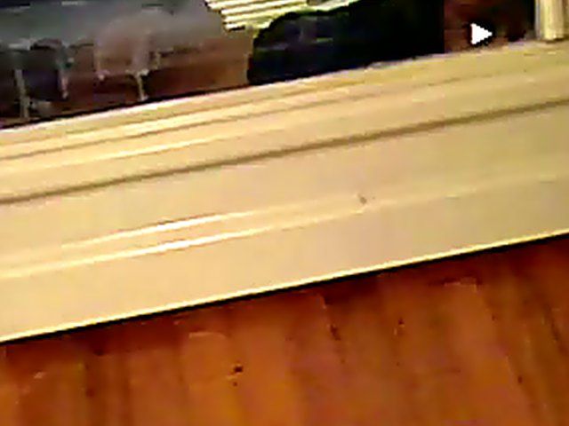 Ebony chick squirts after being fucked