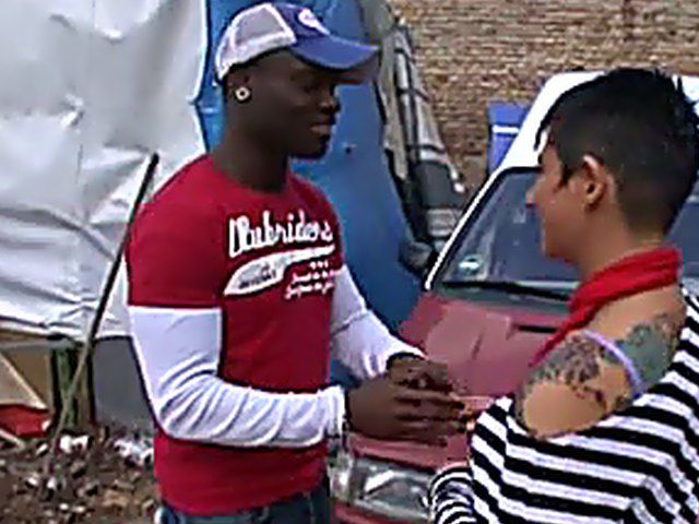 Gorgeous blonde sucks cock and gets a facial