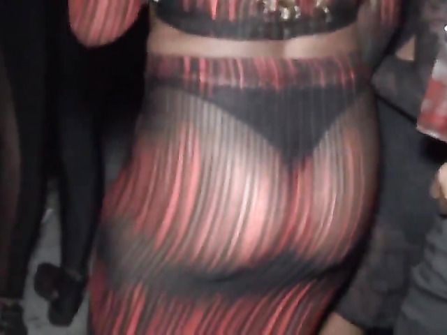 Black party girls show their boobs