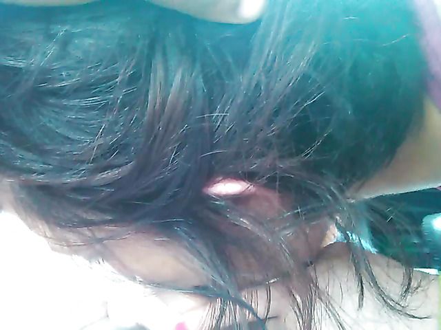 Interracial car blowjob on camera