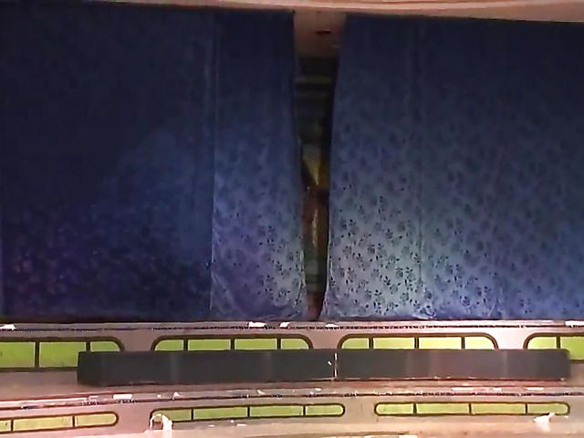 Sexy Filipina models on stage