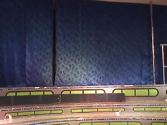 Sexy Filipina models on stage