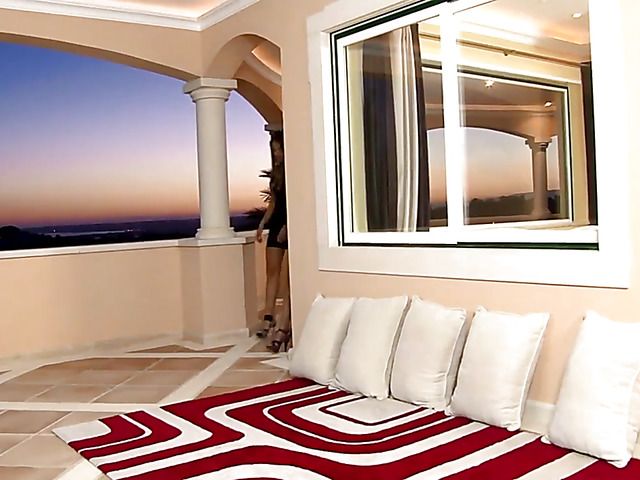 Elegant lesbians in high heels