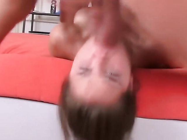 Tender teen girl gets skull fucked