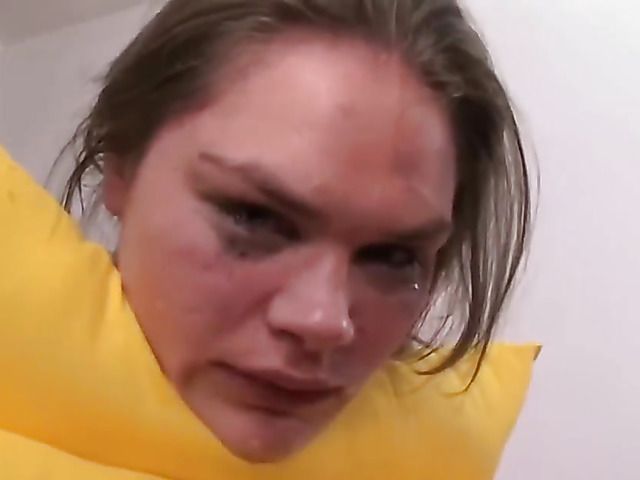 Tender teen girl gets skull fucked