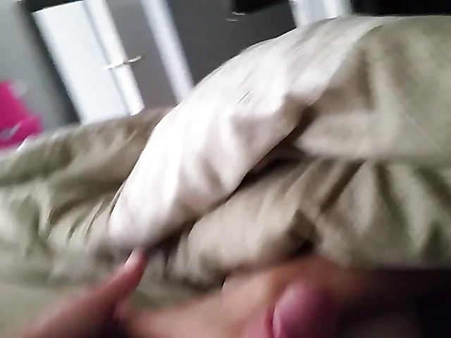 Homemade footjob video in POV