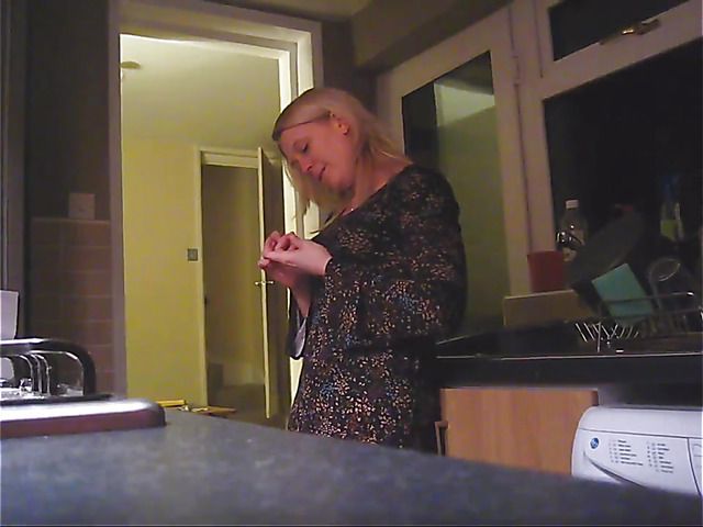 Amateur blond girl riding boyfriends dick