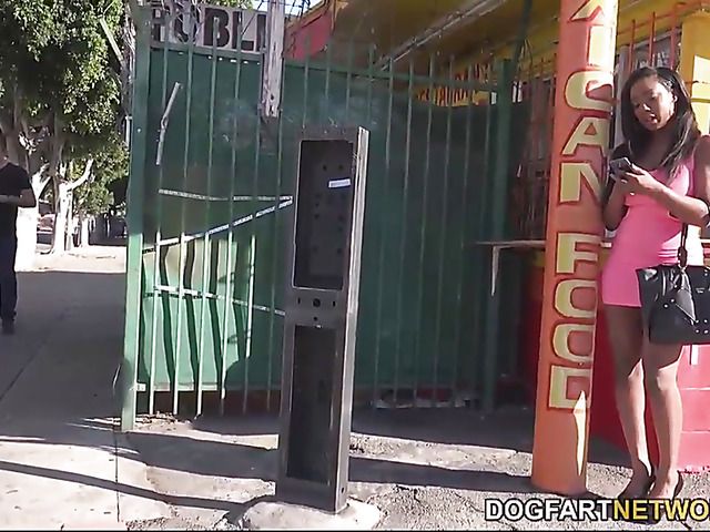 Interracial double penetration with black whore Lisa Tiffian