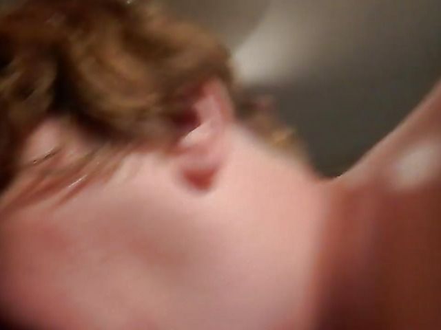 Mature woman eats meaty black cock