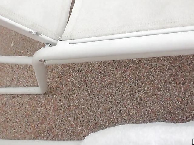 Outdoor shower striptease