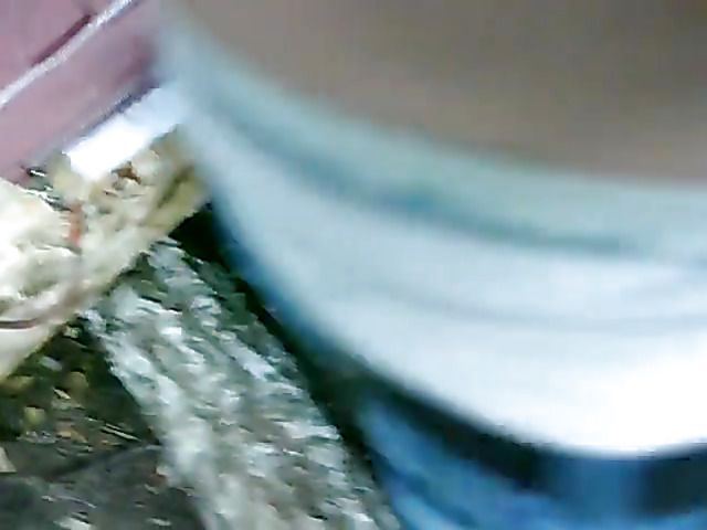 Blonde girlfriend sucks outdoors