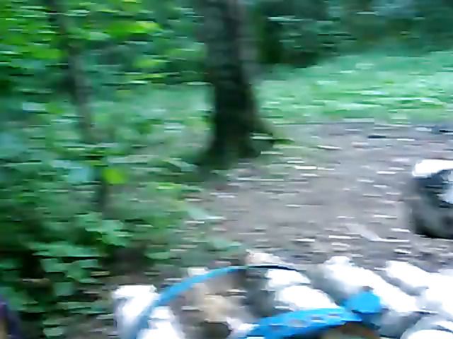 Blonde girlfriend sucks outdoors