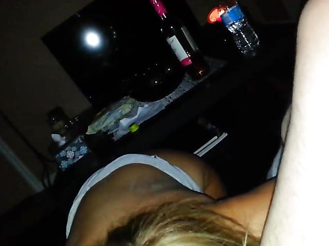 Hot wife sucking balls on camera