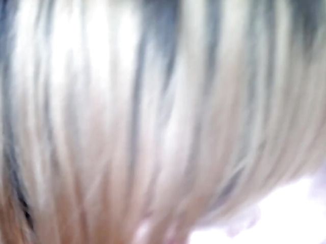 Clothed amateur girlfriend sucking cock in POV