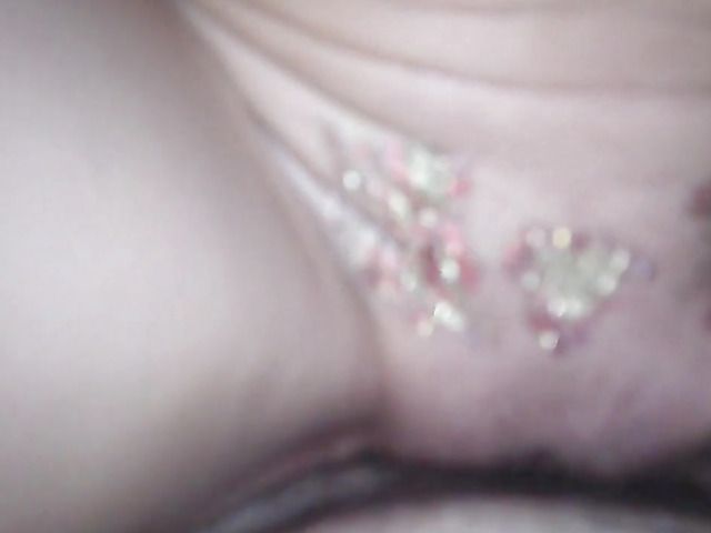 GF gets her decorated pussy slammed in POV