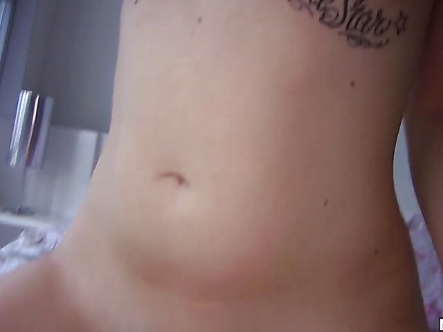 Girl with tattoos gets her pink pussy poked