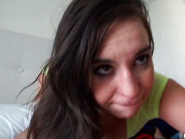 POV pussy slamming with shaved GF