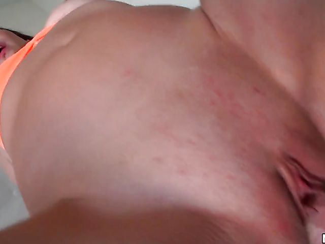 POV pussy slamming with shaved GF