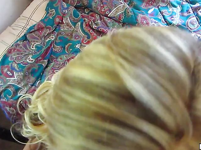 POV fuck with beautiful blonde