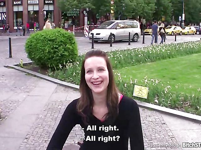 Bitch STOP - Pretty brunette fucking in public toilet