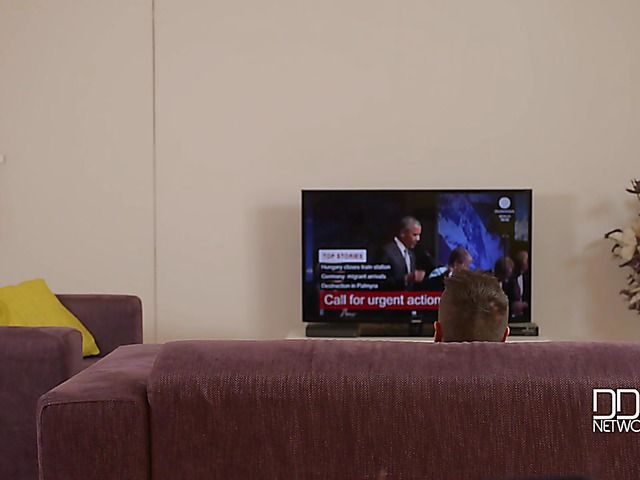 Beautiful Russian girl gives BJ