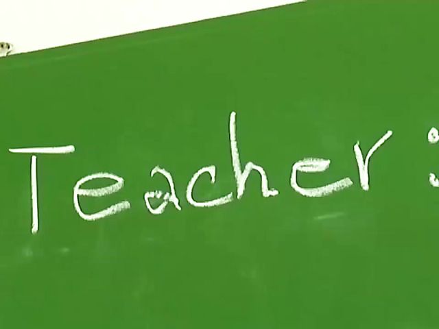 Hot teacher seduces a student with her huge tits