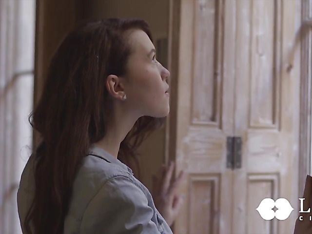 Sensual sex with young European brunette