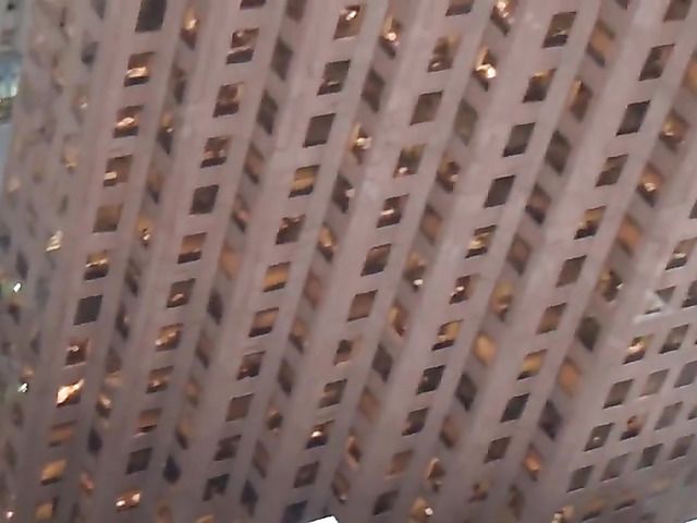 Extreme blowjob on the edge of skyscraper