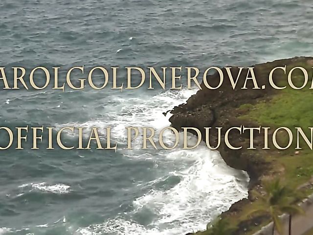 Busty euro babe Carol Goldnerova in black lingerie 