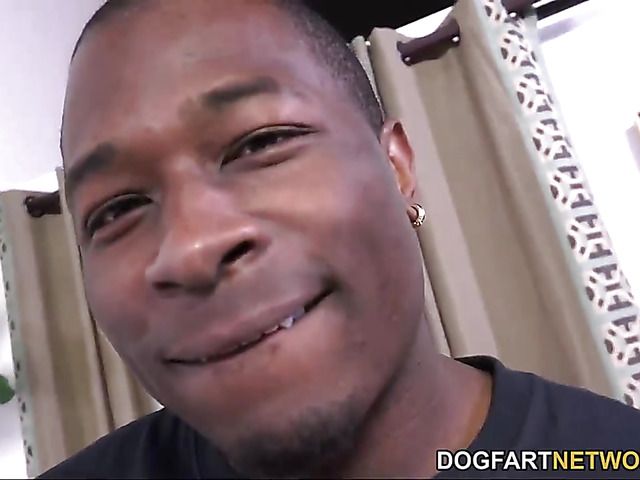 Screaming blondie with huge black dick in the ass