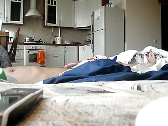 Short hair brunette girlfriend loves his dick