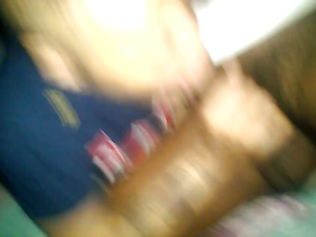 Pink haired ebony wife sucks it dry