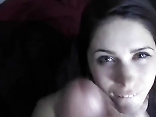 Beautiful amateur blowjob and facial in POV