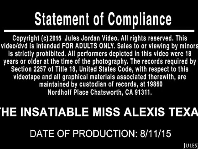 MMF threesome with blonde babe Alexis Texas