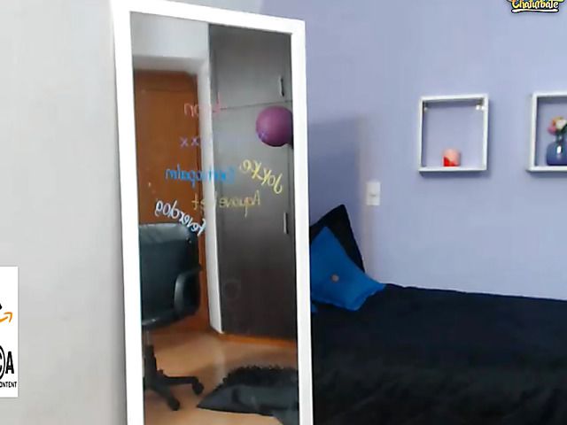 Young amateur dildo ride and nude posing in the mirror