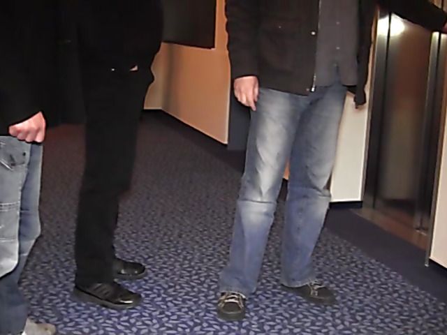 Three cocks and lots of cum for blonde