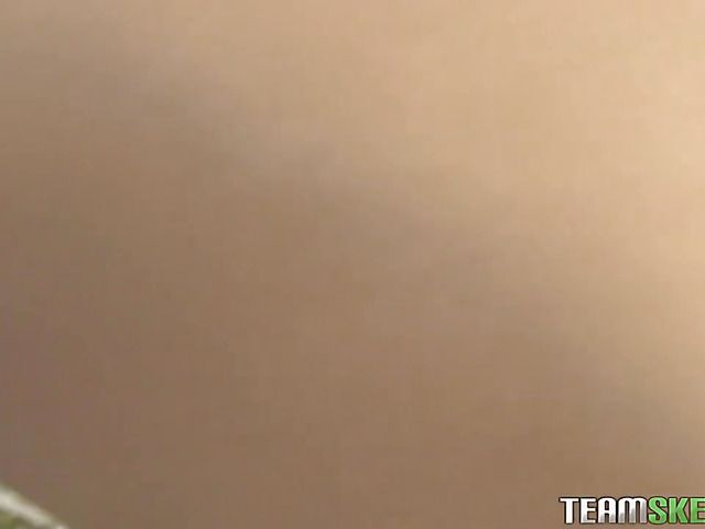 Juicy ass teen GF with glasses gets nailed