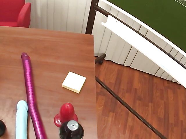 One dick and many dildos for schoolgirls perfect ass