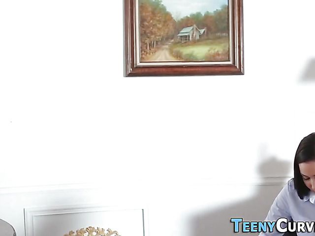 Lesbian teacher gets her bubble butt tongue fucked