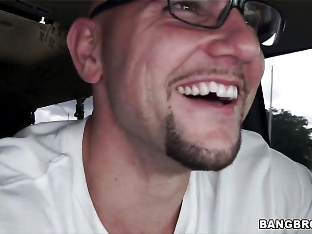 Sex for money in the backseat with a nerdy girl