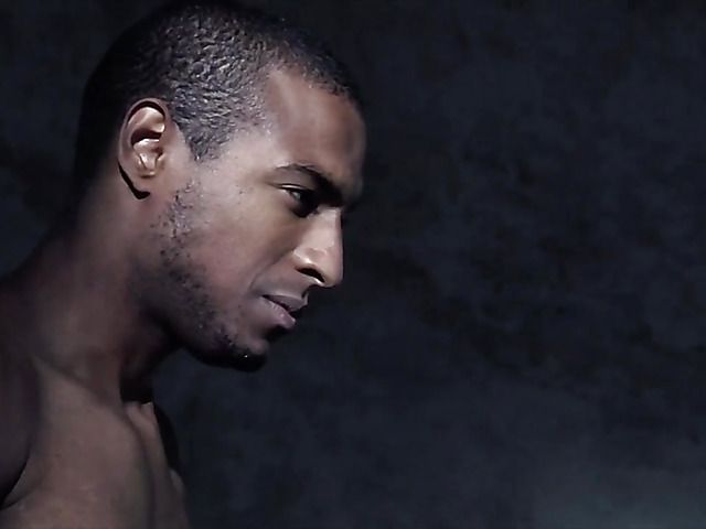 Black and white cocks for anal slut in prison