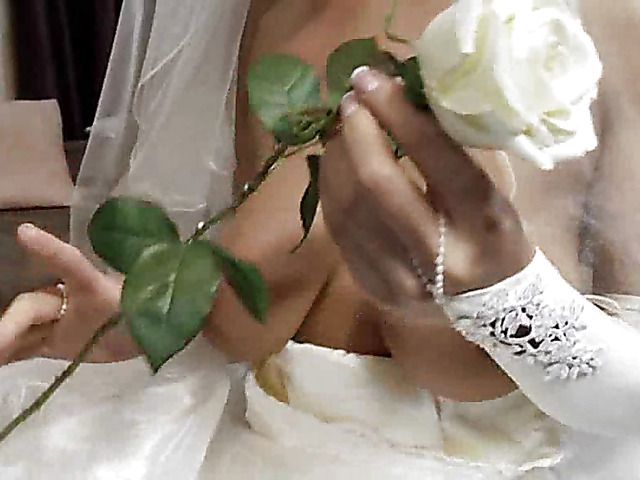 Naturally busty bride in old and young porn