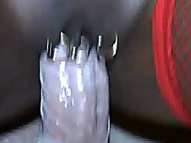 Ebony Santa chick  pulls on a white cracker