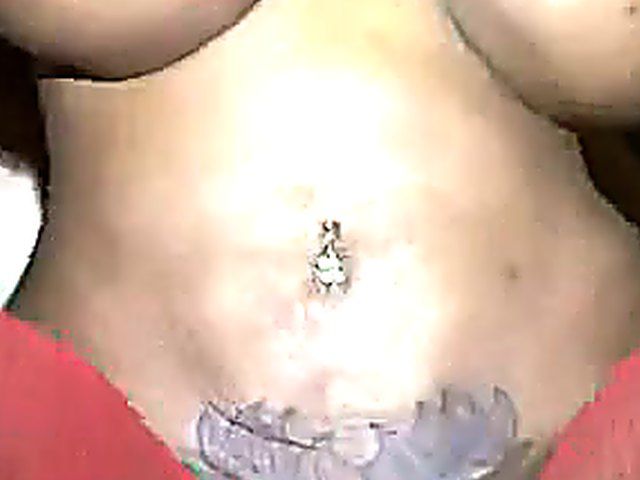 Ebony Santa chick  pulls on a white cracker