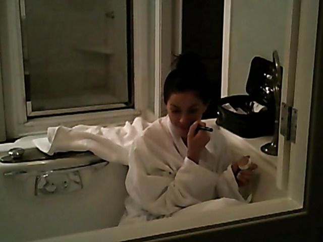 Sexy home video of busty actress Jasmine Waltz